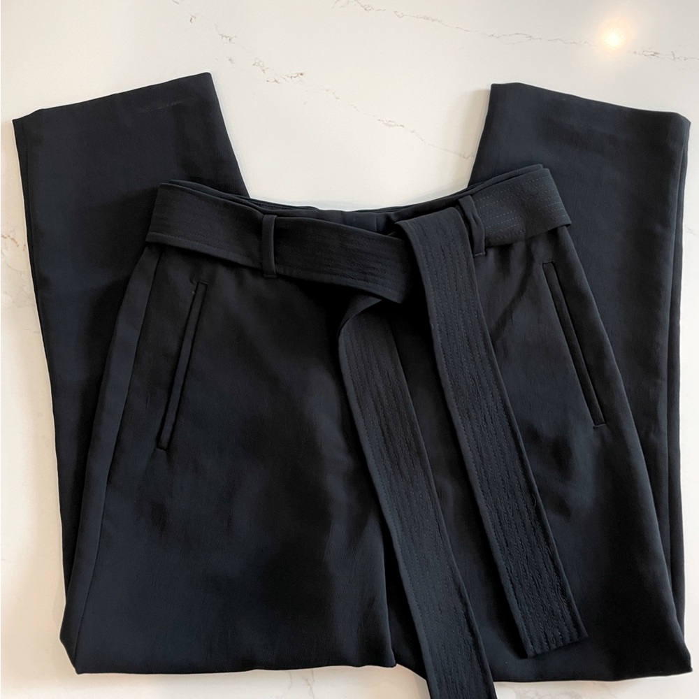 Aritzia Wilfred Tie Front Straight Leg Pant